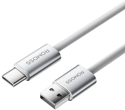 Кабель Romoss CB3038 1747008 ver2.0 USB (m)-USB Type-C (m) 1.2м белый