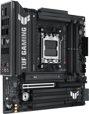 Материнская плата Asus TUF GAMING B850M-PLUS SocketAM5 AMD B850 4xDDR5 mATX AC`97 8ch(7.1) 2.5Gg RAID+HDMI+DP
