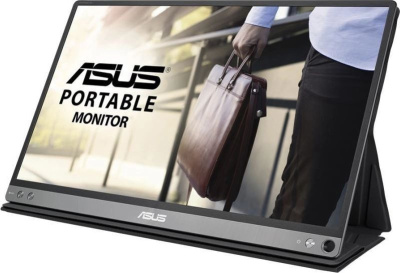 Монитор Asus 15.6" ZenScreen MB16AP темно-серый IPS LED 16:9 глянцевая 220cd 178гр/178гр 1920x1080 60Hz FHD USB 0.86кг