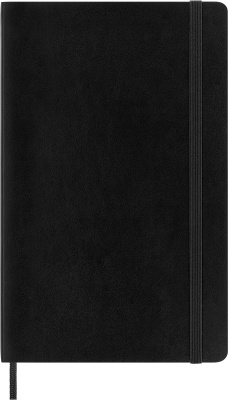Блокнот Moleskine CLASSIC SOFT QP617 Large 130х210мм 192стр. клетка мягкая обложка черный