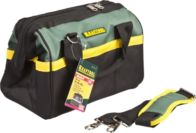 Сумка для инструментов Kraftool 38713-16_z01 18карм. черный/зеленый