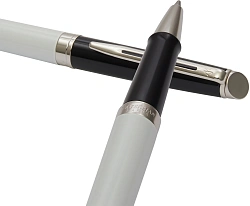 Ручка роллер Waterman Hemisphere Colour Blocking (2202845) черн/белый F черн. черн. подар.кор.