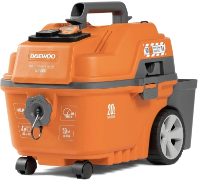 Строительный пылесос Daewoo DAVC 2014S 1400Вт (уборка: сухая/сбор воды/выдув) оранжевый