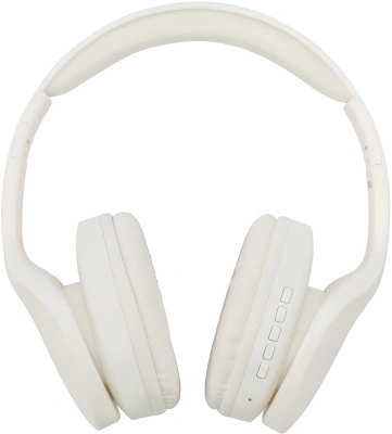 Гарнитура накладные Hyundai H-HP104 белый беспроводные bluetooth оголовье (HHP104W)