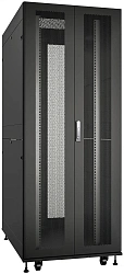 Шкаф серверный Cabeus (ND-SC-42U80/120-BK) напольный 42U 800x1200мм пер.дв.перфор.2ств. задн.дв.перфор.2-хст. 1500кг черный 902мм IP20