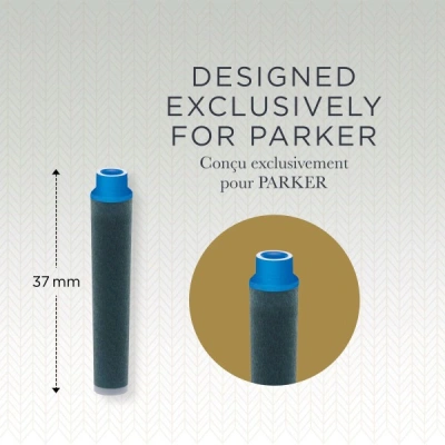 Картридж Parker Quink Z17 Mini (1950409) синие чернила для ручек перьевых (6шт)