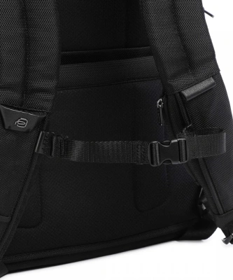 Рюкзак мужской Piquadro Brief2 CA5477BR2/N черный ткань/натур.кожа