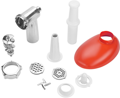 Мясорубка Kitfort КТ-2113-3 1000Вт белый/красный