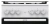 Плита Комбинированная Gorenje GK5A21WH белый/черный (стеклянная крышка) реш.сталь