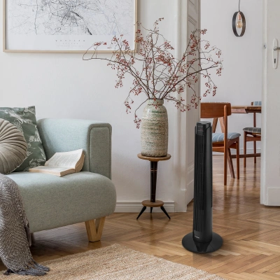 Вентилятор напольный Vitek VT-1944 45Вт скоростей:3 ПДУ черный