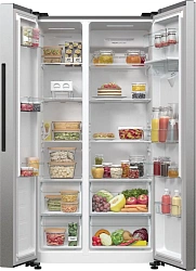 Холодильник Gorenje NRR9185EAXLWD 2-хкамерн. серебристый мат. инвертер