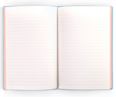 Блокнот Deli 22283LT-BLUE 210х143мм искусст. кожа 96л голубой