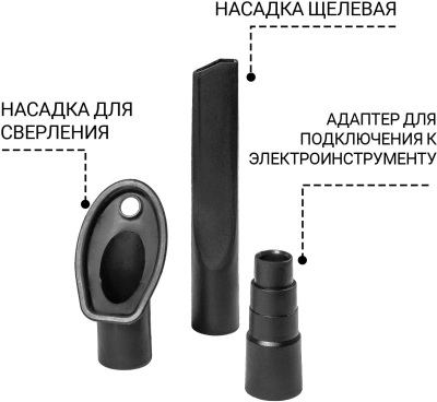Строительный пылесос Bort BAX-700 1600Вт (уборка: сухая/влажная) серый