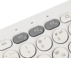 Клавиатура Logitech K380 белый беспроводная BT (920-009589)