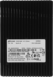 Накопитель SSD Crucial PCIe 4.0 x4 1600GB MTFDKCC1T6TFS-1BC1ZABYY Micron 7450 Max 3 DWPD