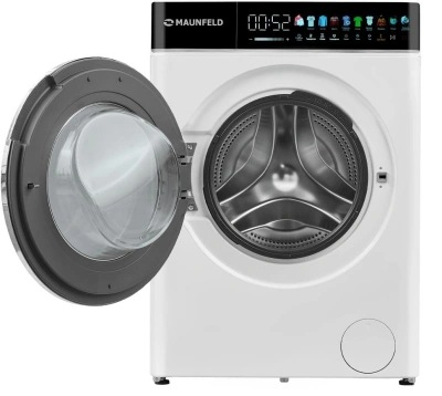 Стиральная машина Maunfeld MFWD1295WH05 класс: B загр.фронтальная макс.:9кг (с сушкой) белый инвертер