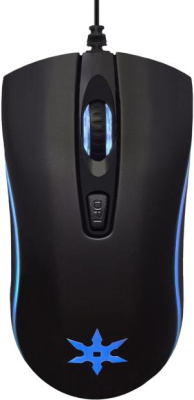 Мышь Оклик 704G TOKUGAWA черный оптическая 1600dpi USB 4but (1196423)