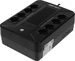 Источник бесперебойного питания Smartwatt Safe Pro 360Вт 600ВА черный