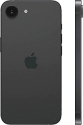 Смартфон Apple A3409 iPhone 16e 256Gb черный моноблок 3G 4G 1Sim 6.1" 1170x2532 iOS 18 48Mpix 802.11 a/b/g/n/ac/ax NFC GPS Protect