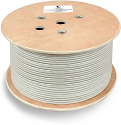 Кабель информационный Cabeus FTP-4P-CAT.6-SOLID-GY кат.6 U/FTP 4 пары PVC внутренний 305м серый