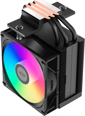 Устройство охлаждения(кулер) PcCooler R300 BK ARGB Soc-AM5/AM4/1200/1700/1851 черный 4-pin Al+Cu 150W Ret (R300-BKAWYX-US)