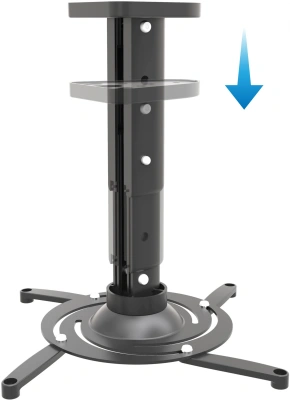 Кронштейн для проектора Cactus CS-VM-PR05M-BK черный макс.10кг потолочный поворот и наклон