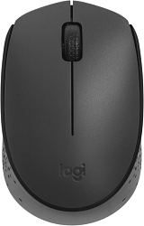 Мышь Logitech M170 серый/черный оптическая 1000dpi беспров. USB 2but (910-004646)