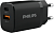Сетевое зар./устр. Philips DLP5331 30W 1.5A (PD) USB/USB Type-C универсальное черный (DLP5331CB/74)
