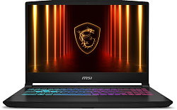 Ноутбук MSI Katana 15 HX B14WFK-1065XRU Core i5 14450HX 16Gb SSD512Gb NVIDIA GeForce RTX 5060 8Gb 15.6" IPS FHD (1920x1080) FreeDOS black WiFi BT Cam (9S7-1587C1-1065)