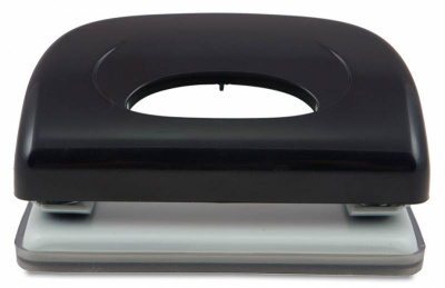 Дырокол Kw-Trio Dolphin 091X9BLACK макс.:10лист. пластик черный отв.:2 с линейкой