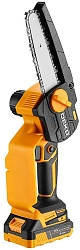 Цепная пила Deko DKCHS 20-6 PRO аккум. 20Вт дл.шины:6" (15cm) 2аккум. 2.2Ач ЗУ (083-2011)