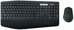 Клавиатура + мышь Logitech MK850 клав:черный мышь:черный USB беспроводная BT slim Multimedia (920-008232)
