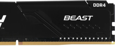 Память DDR4 4x4GB 2666MHz Kingston KF426C16BBK4/16 Fury Beast Black RTL Gaming PC4-21300 CL16 DIMM 288-pin 1.2В single rank с радиатором Ret