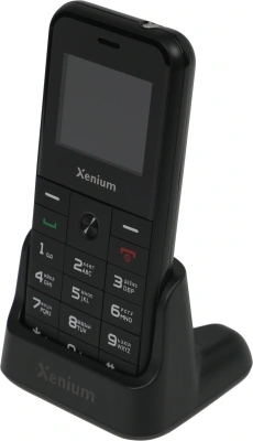 Мобильный телефон Xenium X718 черный моноблок 2Sim 1.77" 128x160 Spreadtrum ThreadX RTOS 0.3Mpix GSM900/1800 MP3
