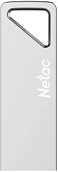 Флеш Диск Netac 64Gb U326 NT03U326N-064G-20PN USB2.0 серебристый