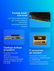Видеокарта Afox PCI-E 2.0 AF210-1024D3L5-V2 NVIDIA G210 1Gb 64bit DDR3 520/1600 DVIx1 HDMIx1 CRTx1 HDCP Ret low profile
