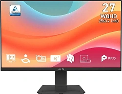 Монитор MSI 27" Pro MP273Q E7 черный IPS LED 16:9 HDMI полуматовая 250cd 178гр/178гр 2560x1440 75Hz DP Quad 2K (1440p) 4.1кг