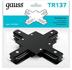 Соединитель Gauss TR137 черный