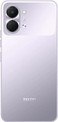Смартфон Tecno Spark Go 3 128Gb 4Gb фиолетовый моноблок 3G 4G 2Sim 6.75" 720x1600 Android 15 13Mpix 802.11 a/b/g/n/ac GPS GSM900/1800 Protect microSD max1024Gb