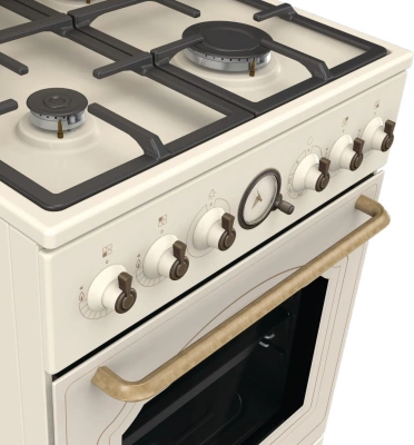 Плита Газовая Gorenje GGI5BCLI бежевый (металлическая крышка) реш.чугун