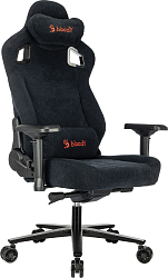 Кресло игровое A4Tech Bloody GC-660 черный Formula 999 искусственная замша крестов. металл