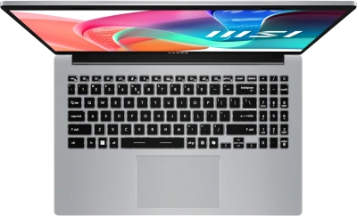 Ноутбук MSI Modern 15 F13MG-201XRU Core i5 1335U 16Gb SSD512Gb Intel Iris Xe graphics 15.6" IPS FHD (1920x1080) FreeDOS silver WiFi BT Cam (9S7-15S122-201)