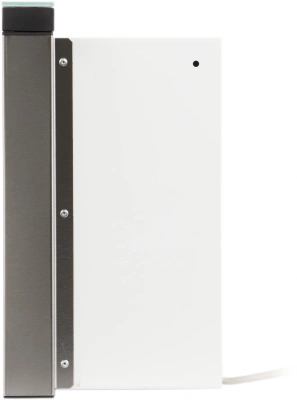 Вытяжка встраиваемая Elikor Интегра Glass 50Н-400-В2Д нержавеющая сталь/стекло белое управление: кнопочное (1 мотор)