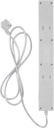 Сетевой фильтр Buro BU-SP5_USB_2A-W 5м (6 розеток) белый (коробка)