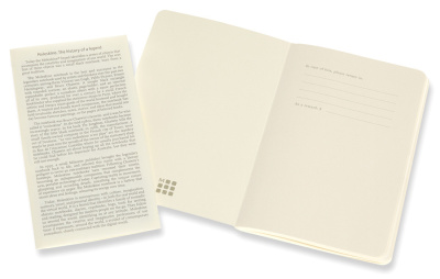 Блокнот Moleskine VOLANT QP711F16B24 Pocket 90x140мм 80стр. линейка мягкая обложка оранжевый/голубой (2шт)