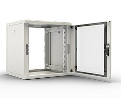 Шкаф коммутационный ЦМО (ШРН-М-12.500.1) настенный 12U 600x456мм пер.дв.металл 130кг серый 456мм 20.9кг 180град. 610мм