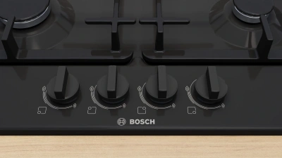 Газовая варочная поверхность Bosch PGP6B6K90R черный