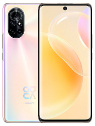 Смартфон Huawei nova 8 128Gb 8Gb пудровый розовый моноблок 3G 4G 2Sim 6.57" 1080x2340 Android 11 HMS 64Mpix 802.11 a/b/g/n/ac NFC GPS GSM900/1800 GSM1900 Protect A-GPS