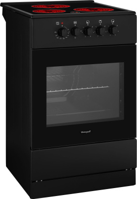 Плита Электрическая Weissgauff WES E2V05 B черный стеклокерамика (без крышки)