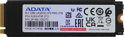Накопитель SSD A-Data PCIe 5.0 x4 2000GB SLEG-970P-2TCI Legend 970 Pro M.2 2280